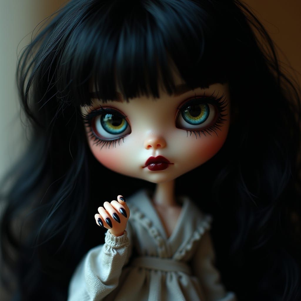 Moody Sci-Fi Doll in Cinematic Realism