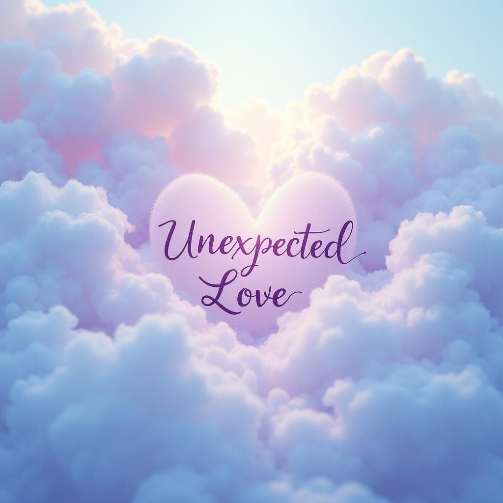 Ethereal Clouds with "Unexpected Love" in Dreamy Style