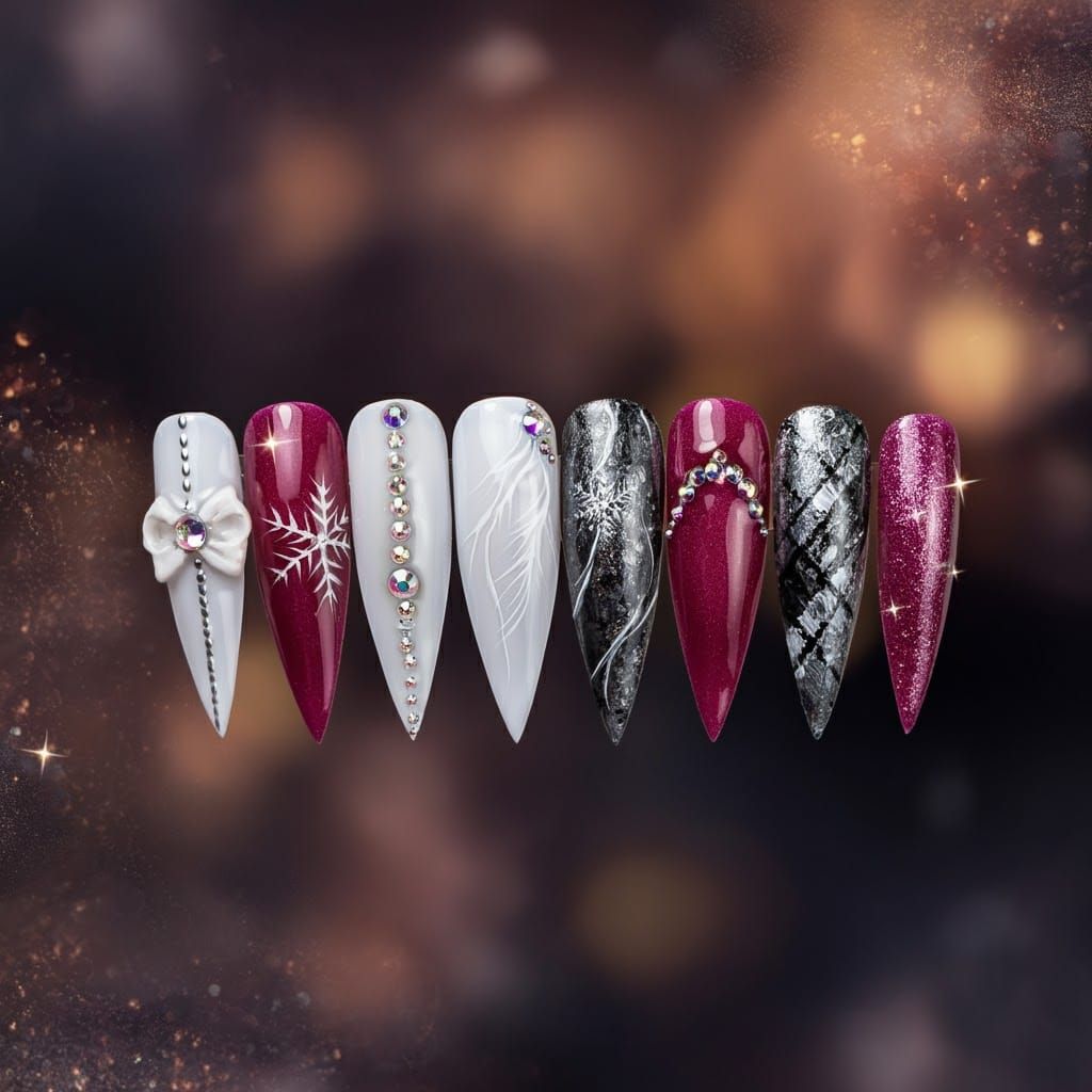 Dreamy Impressionist Nail Art in Vibrant Hues