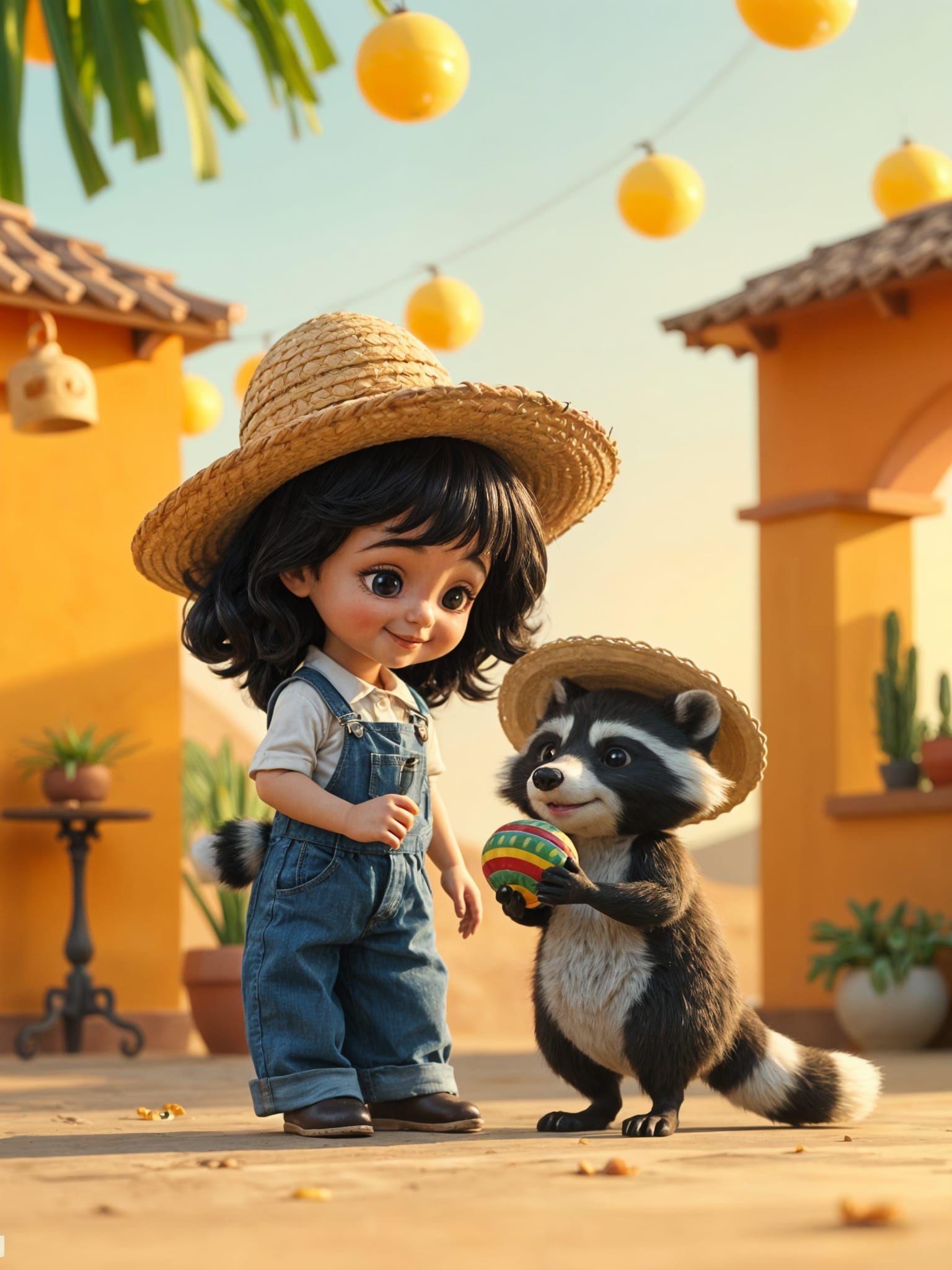 Carla and Ricco 👧🏻🦝