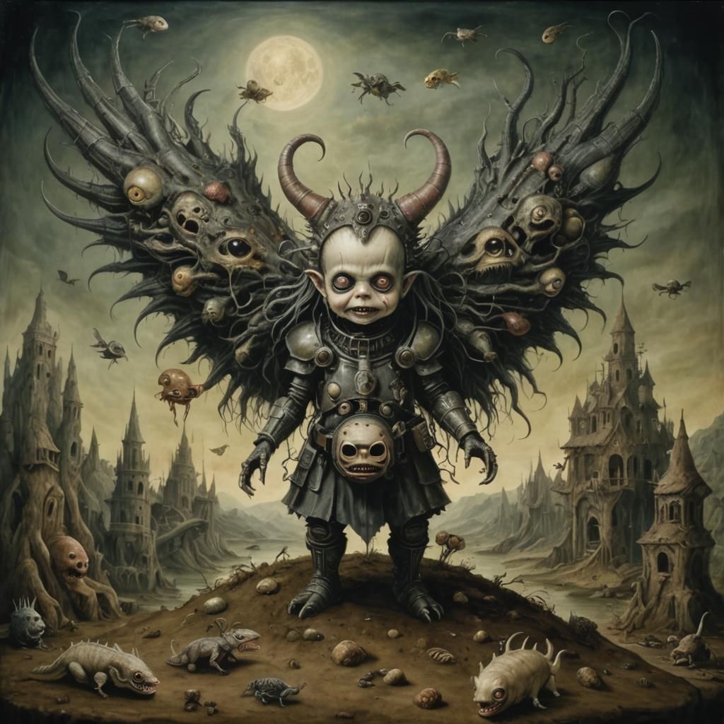 Surreal Dada Experiment: Evolving the Adorable Chibi Monster