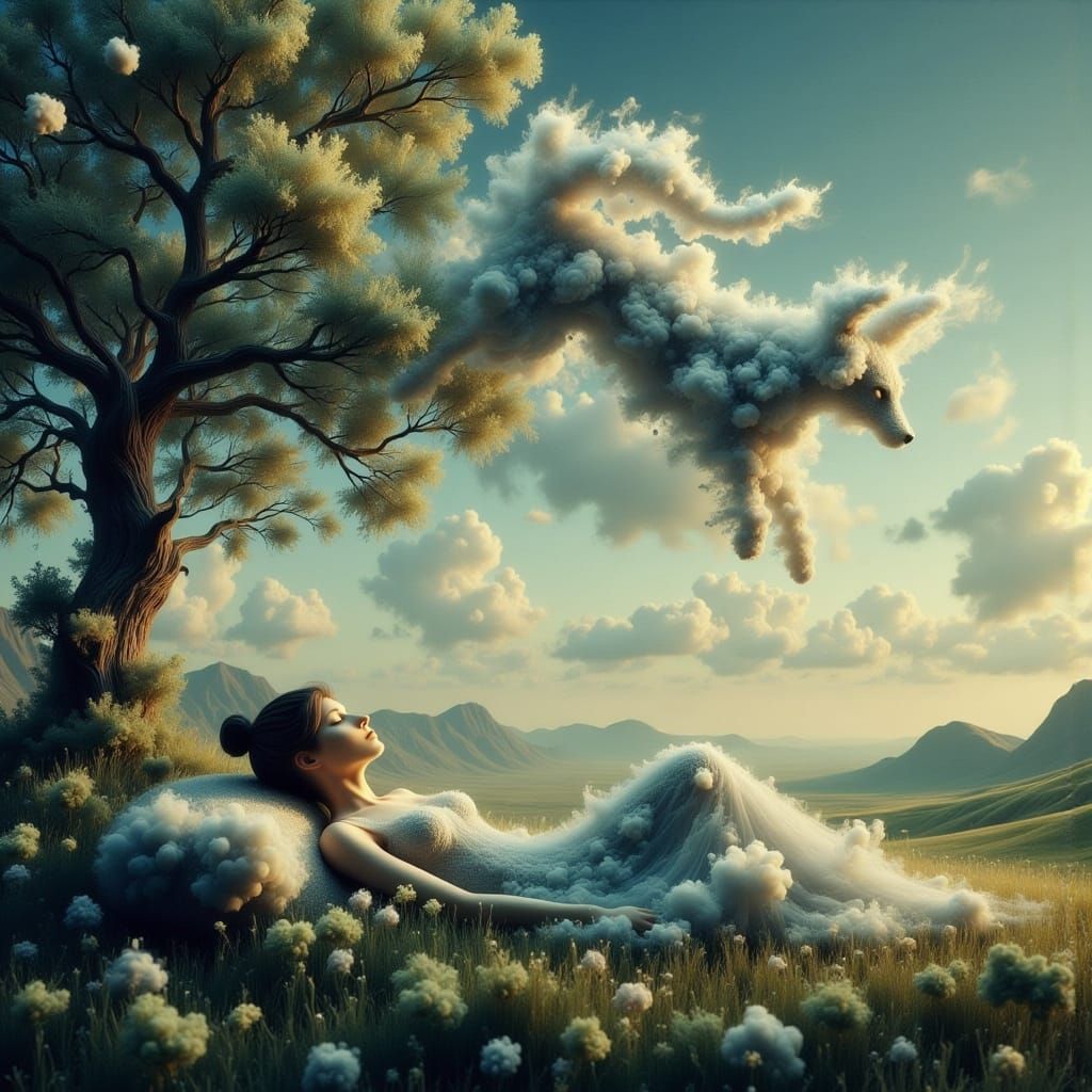 Ethereal Summer Nostalgia in Impressionist Style