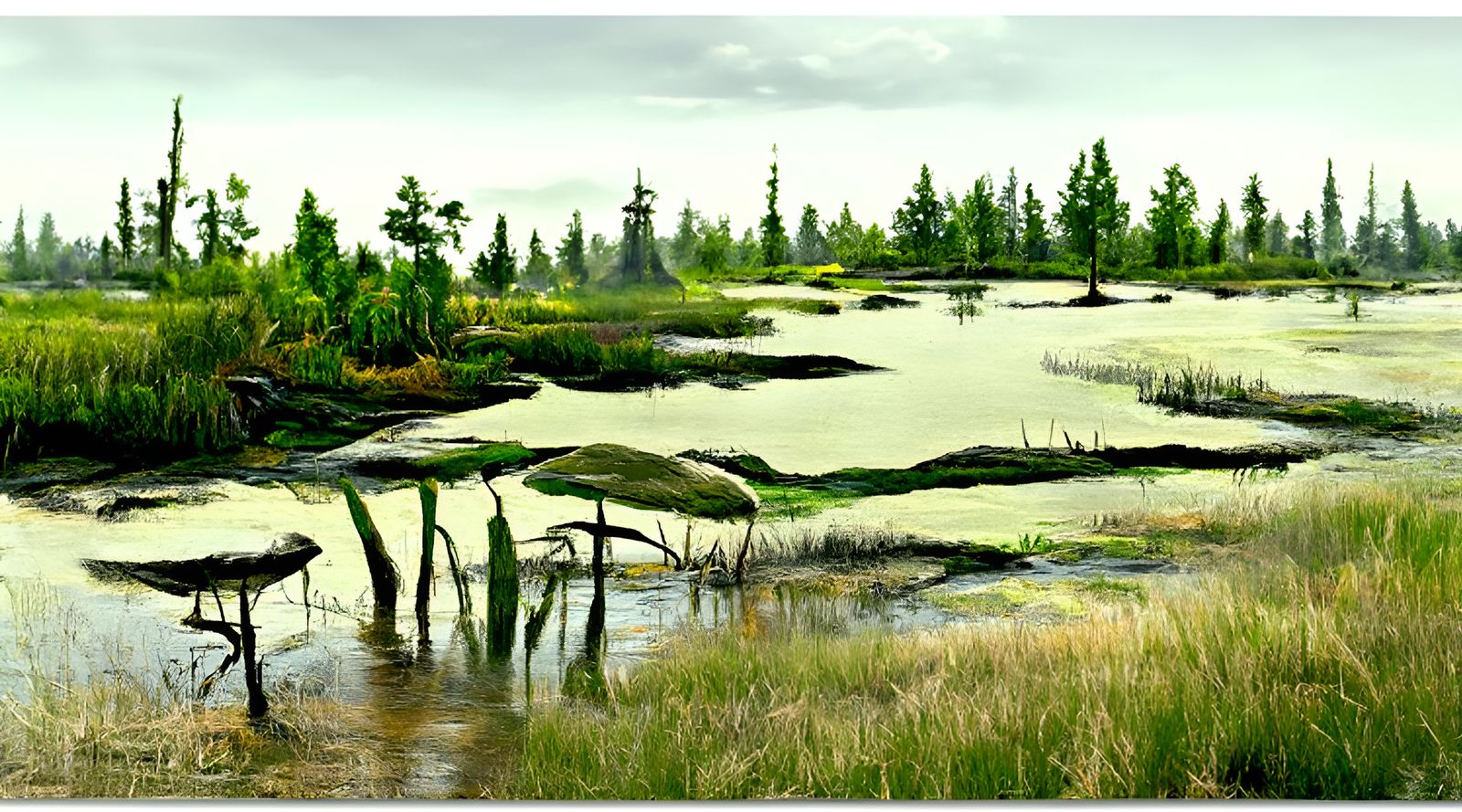 Stunning Wetland Landscape Photography in 16K