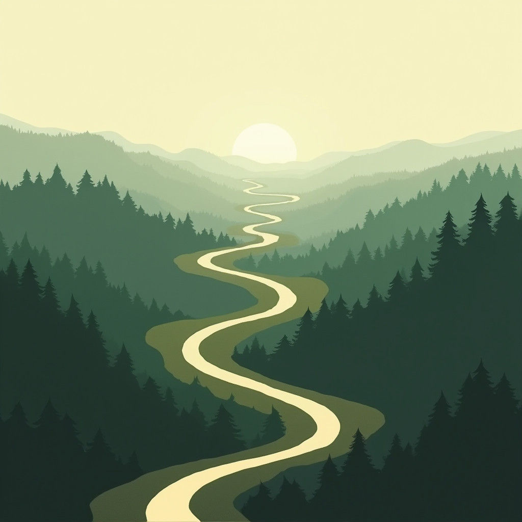 Winding Roads: Minimalist Paths to Sustainability