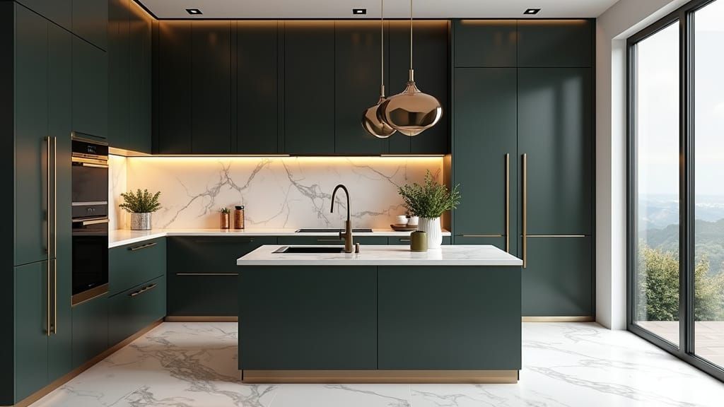 Hyperrealistic Modern Kitchen in 4K Isometric View