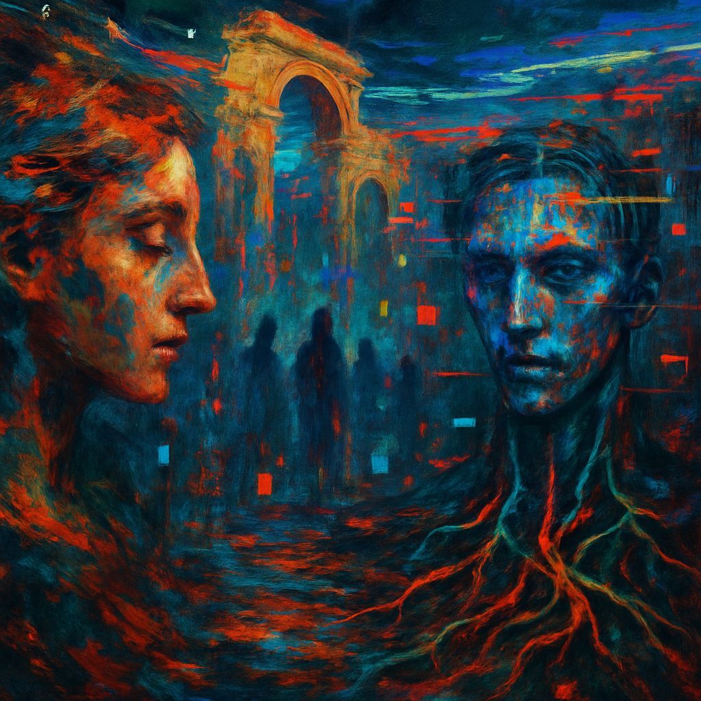 Surreal Italian Brainrot: Digital Noise and Nature