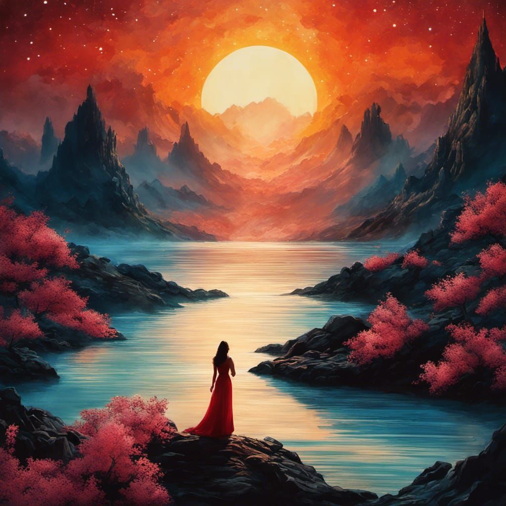 Day of the Dead Celebration in Pop Surrealism Style