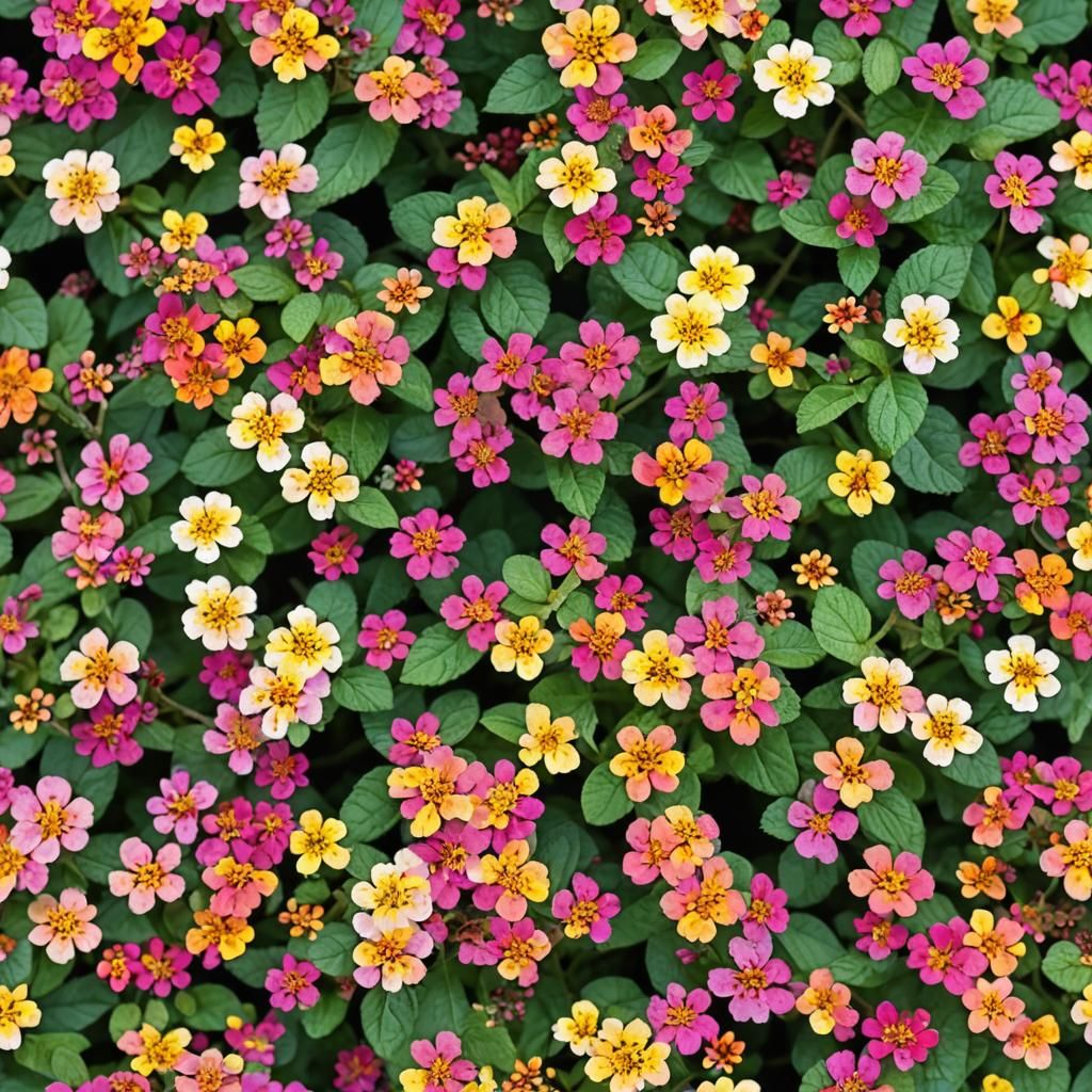 Lantana Camara in Maximalist Style