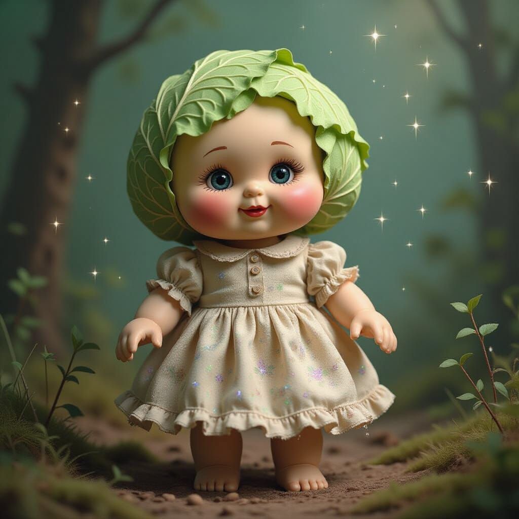 Menacing Cabbage Patch Kid with Fairy Dust