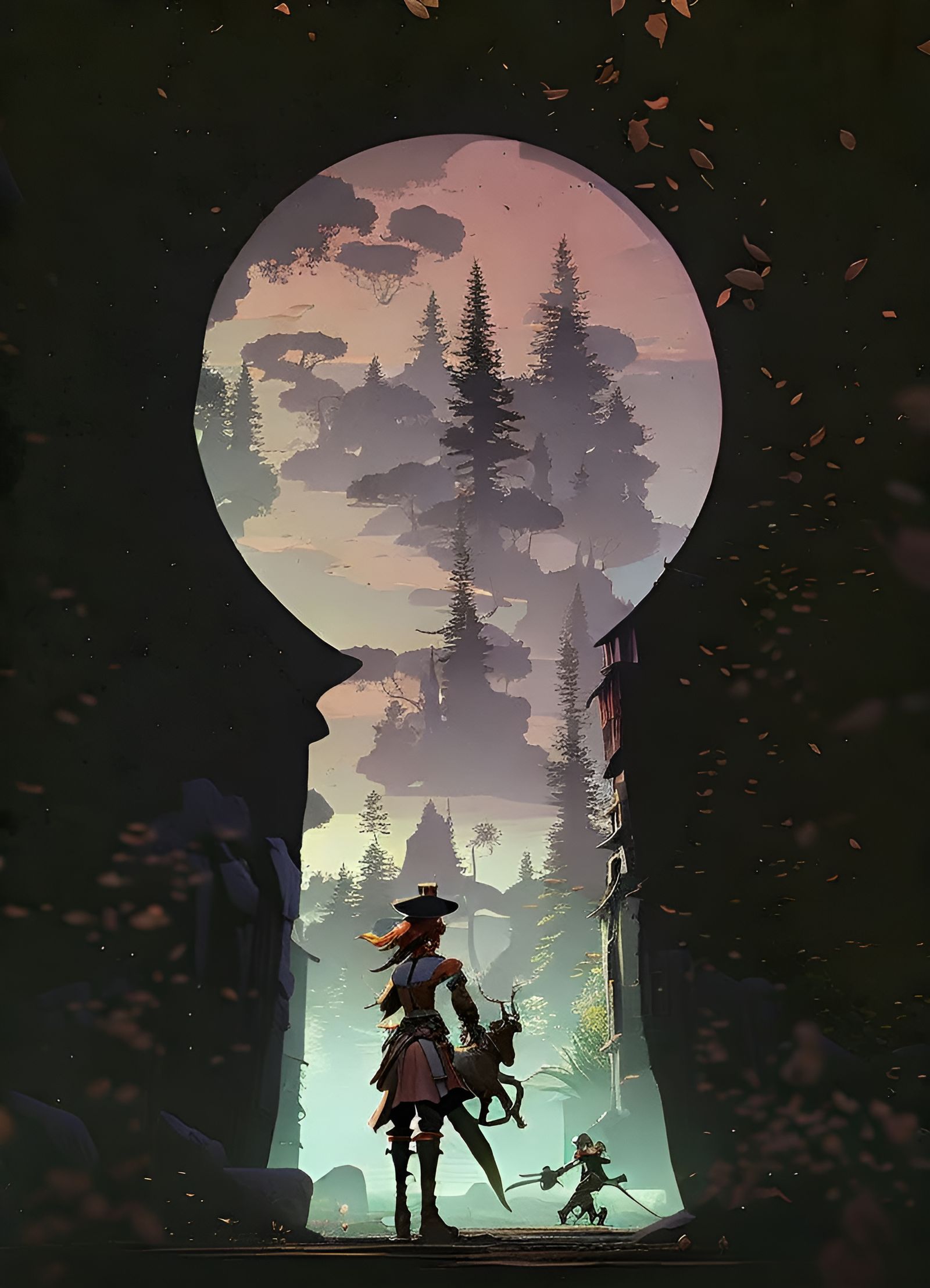 Off-Gassing Jupiter in Rococo Style, Hyperdetailed