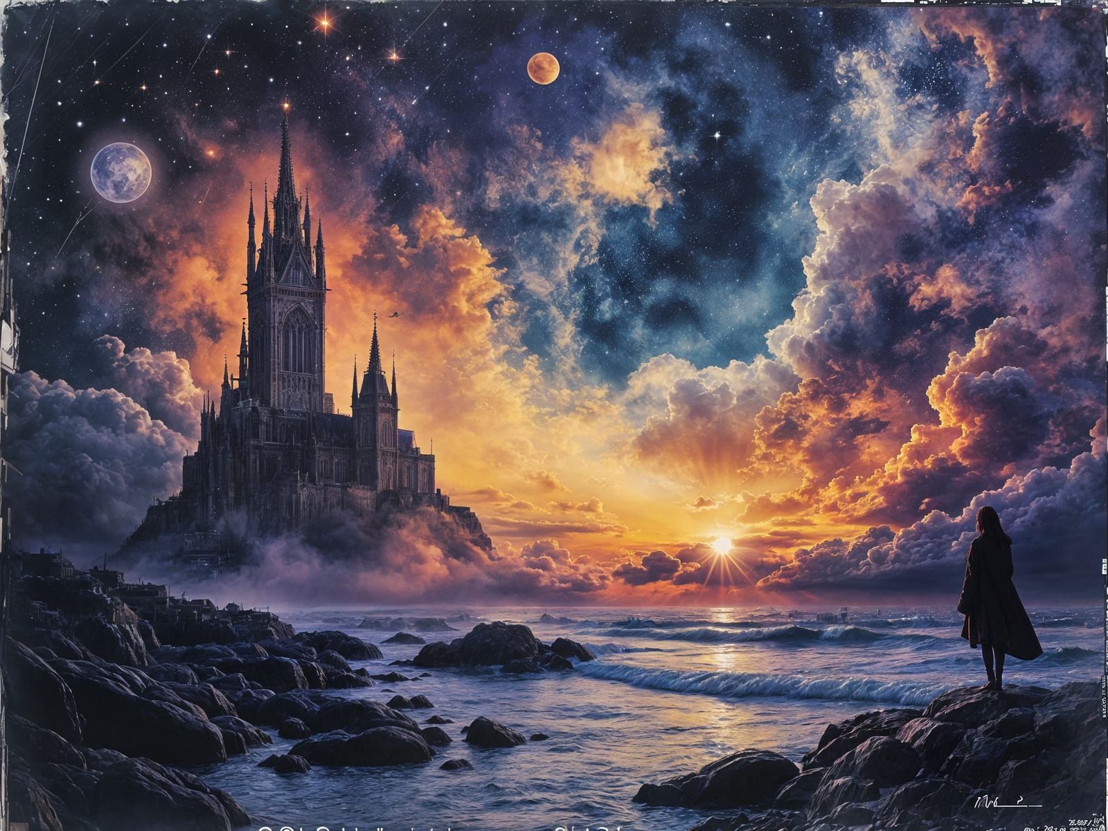 Fabulous Cityscape Under Unique Sky