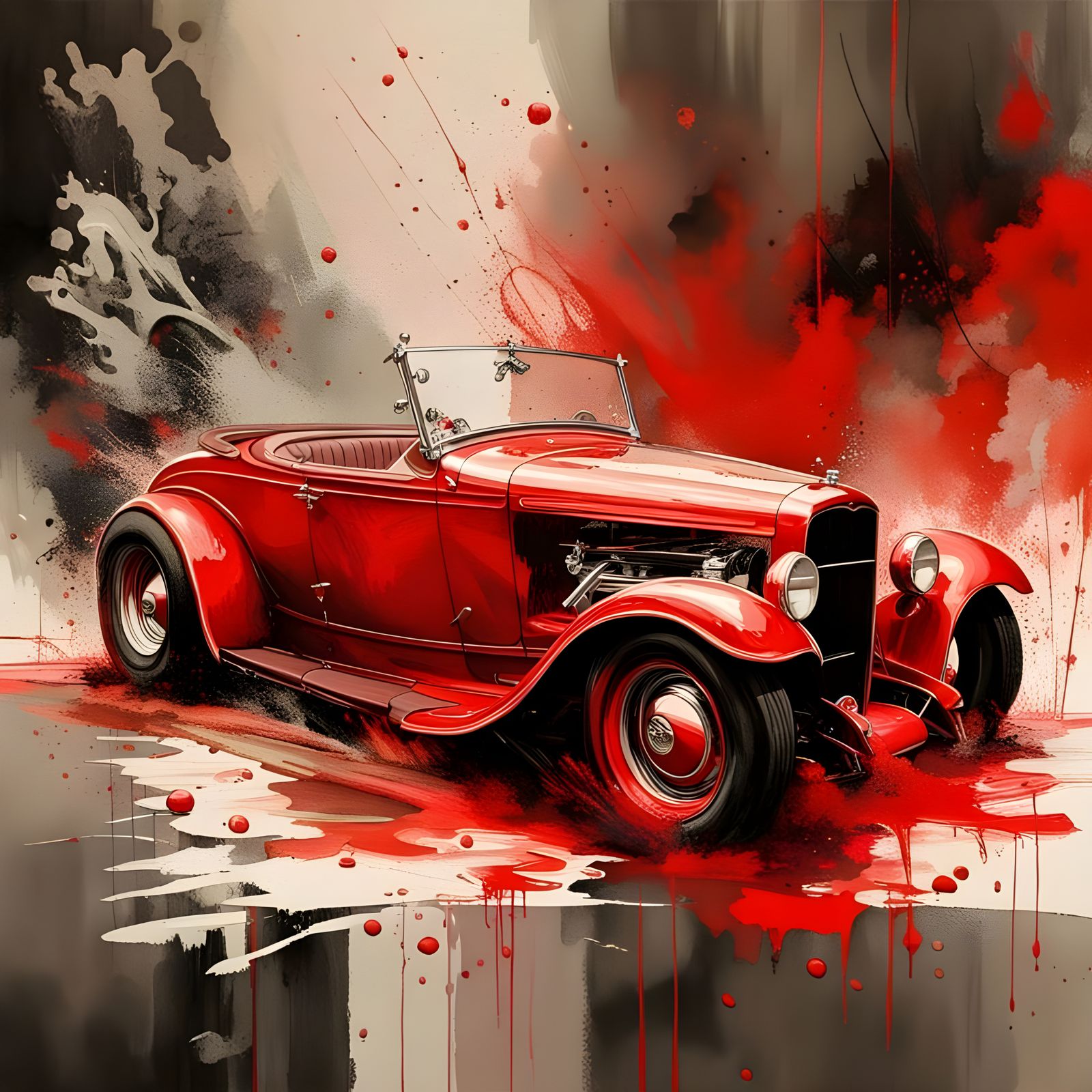 Not my Grandfather's Car ~  '32 Highboy Roadster