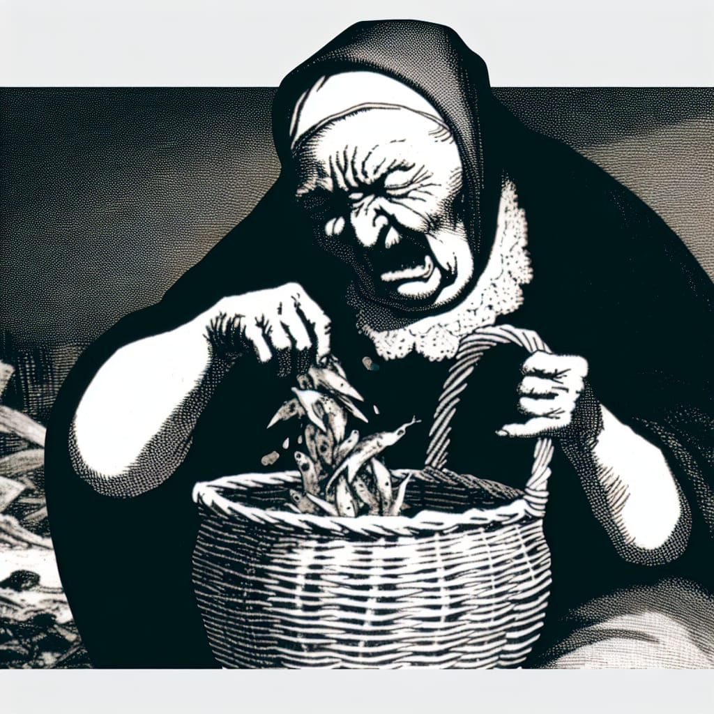 Grandma Pukes Chum Into The Easter Basket