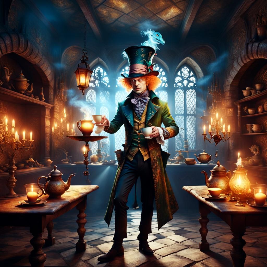 Mad Hatter as Renaissance Man in Dragon Lair