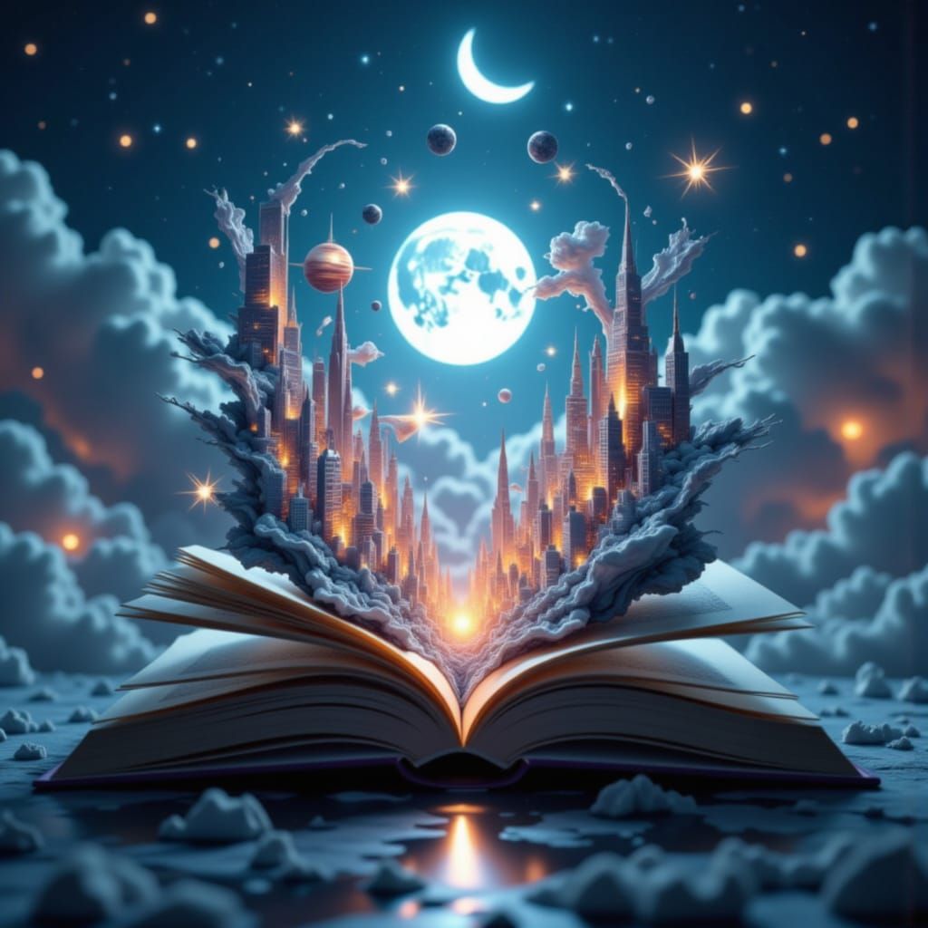 Miniature Sci-Fi World Emerges from Pop-Up Book