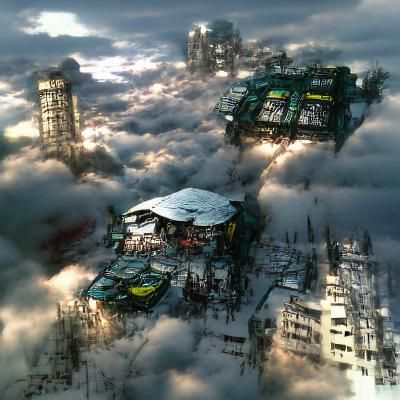 Cyberpunk Resident Evil: Columbia in the Clouds