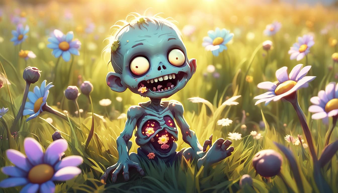 Flower Eating Zombie