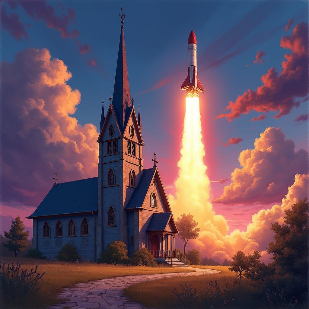 A low-angle shot of a gothic-style church in the Wisconsin U...