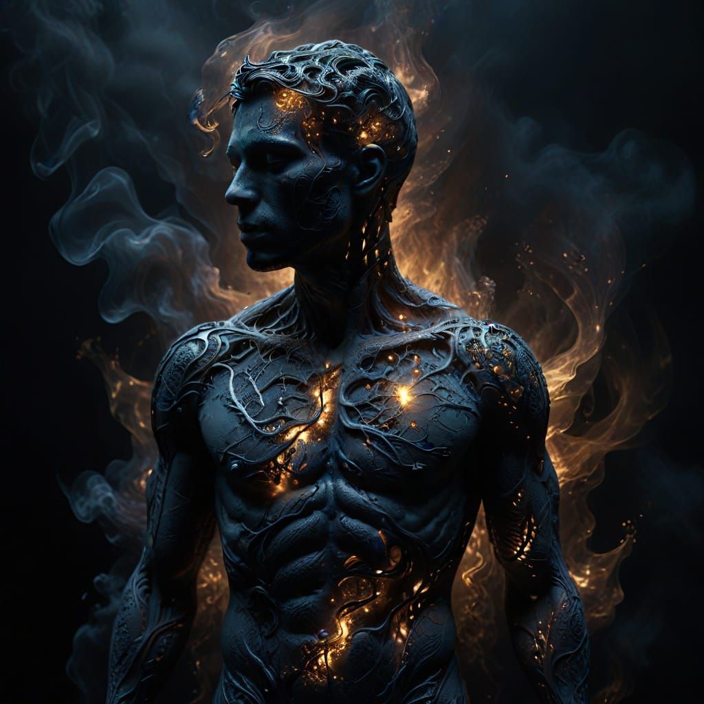 Layers of Identity: Surreal Conceptual Artwork