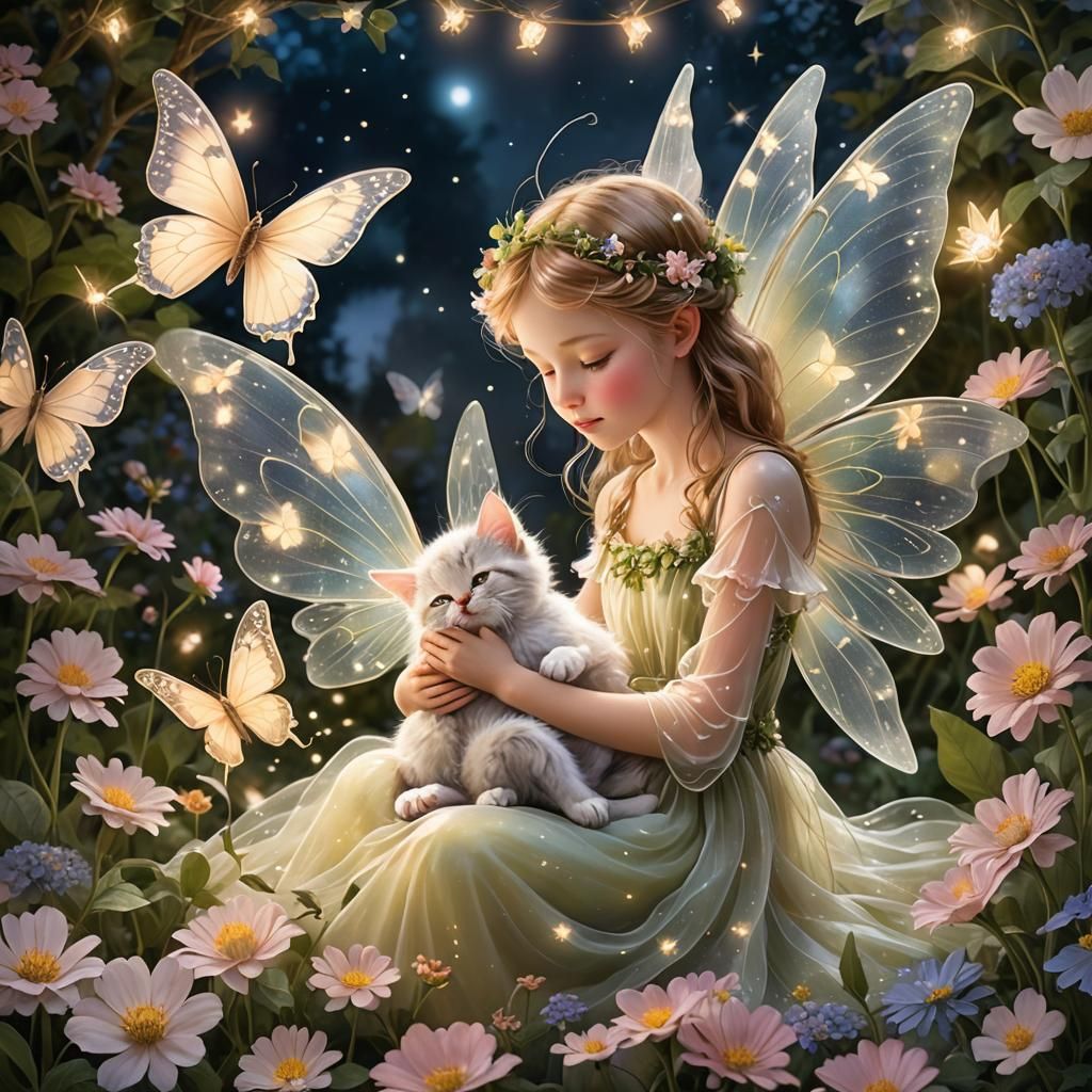 Fairy and Kitten