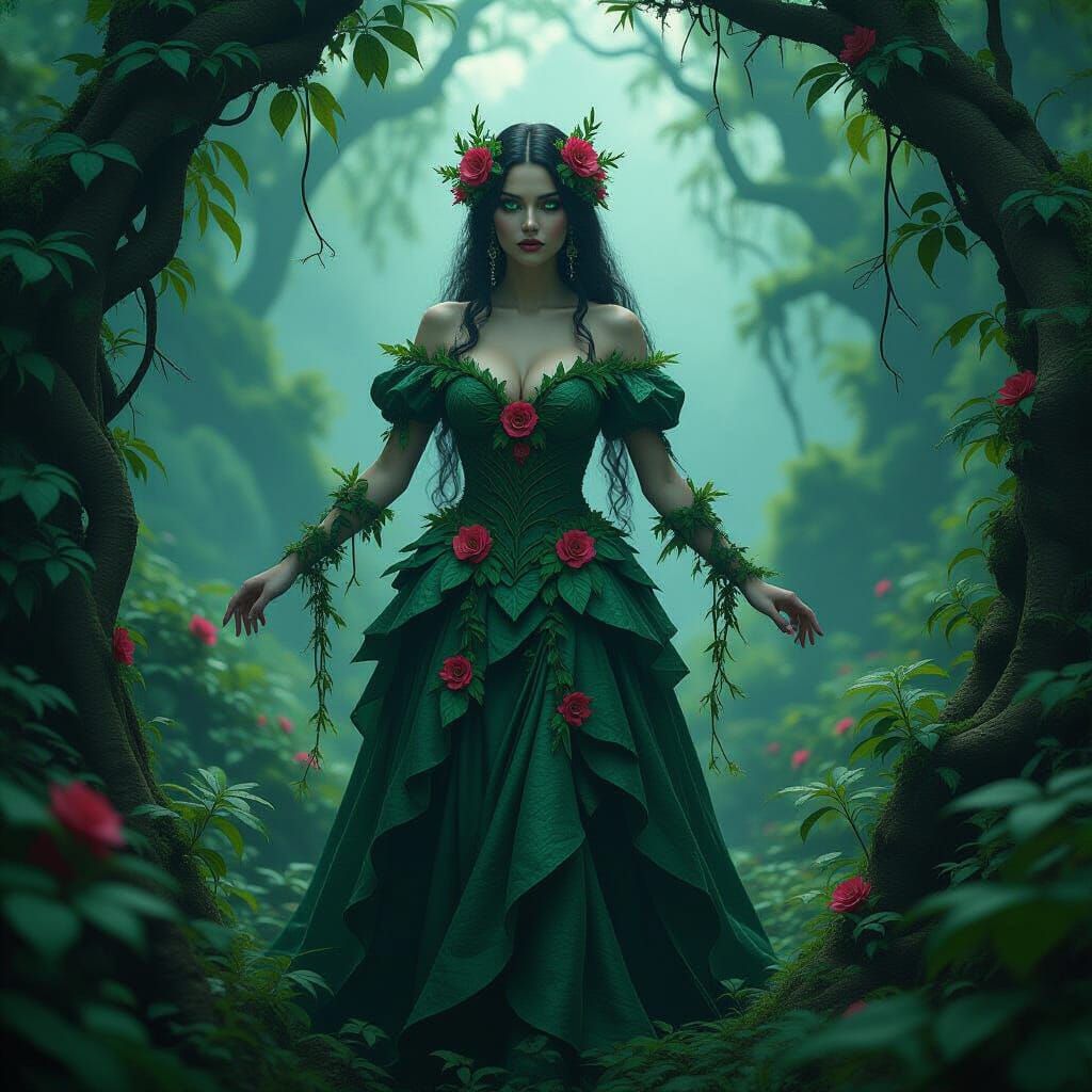 Flora Phantom Emerges From Overgrown Forest