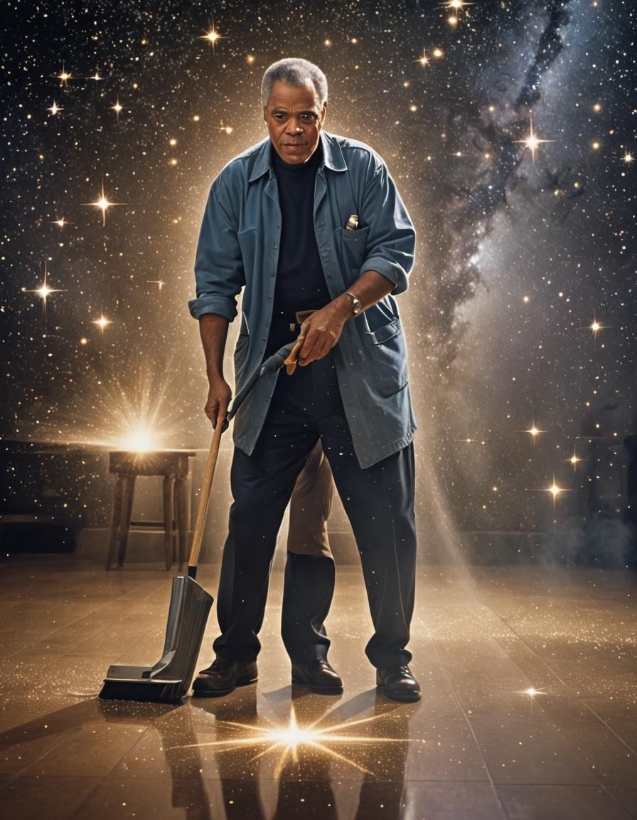 God as Janitor: Star Floors Movie Poster
