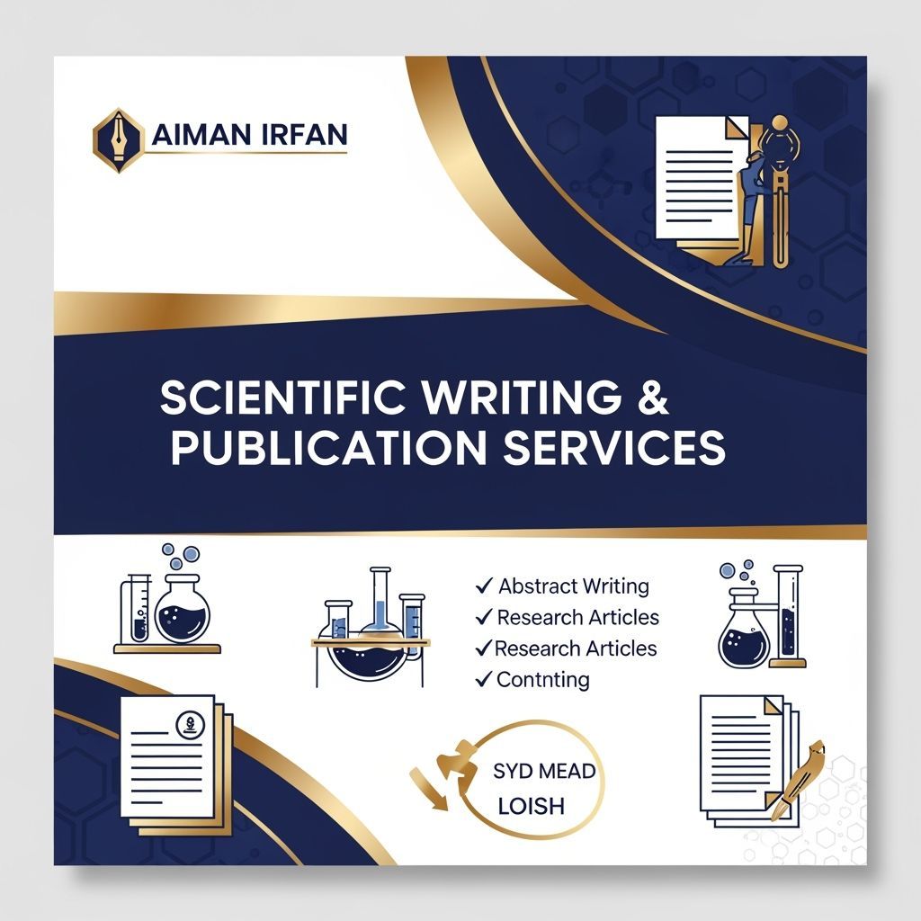 Elegant Scientific Writing Services Advertisement