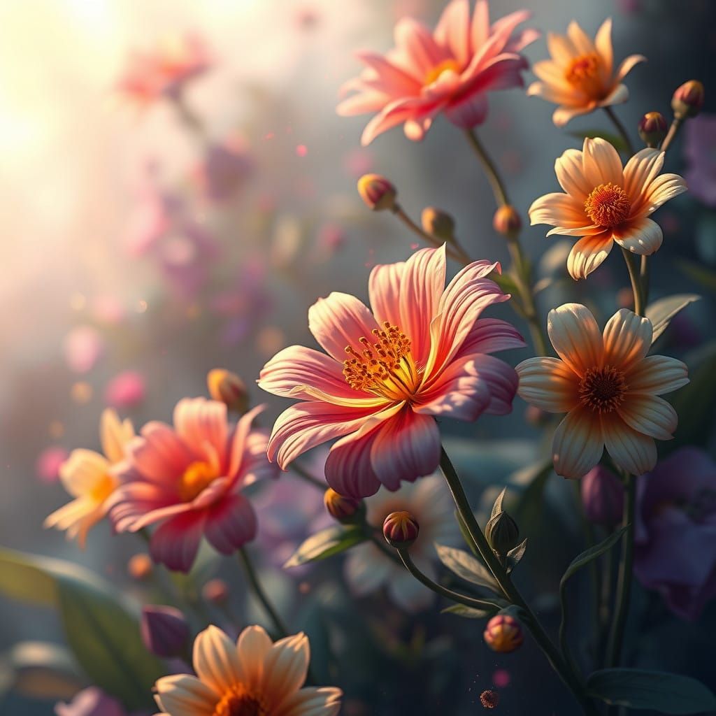 Fantastical Floral Wonders in Vibrant Color