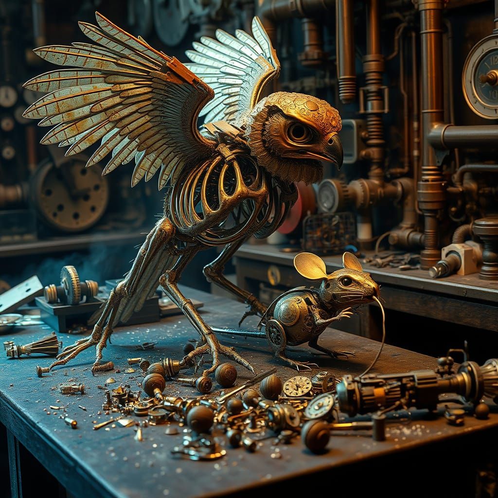 Steam-Powered Steampunk Workshop in Motion