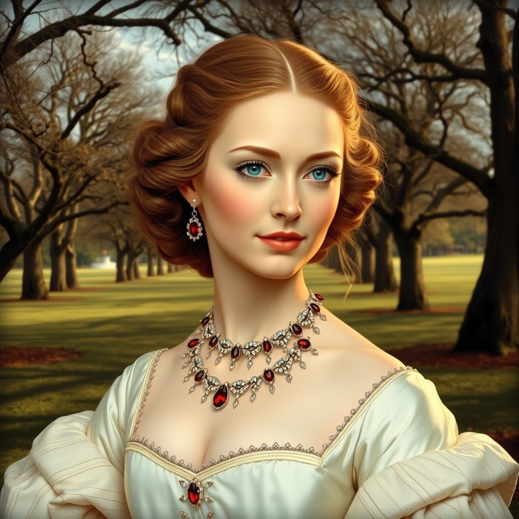 Lady Winter in Baroque Splendor