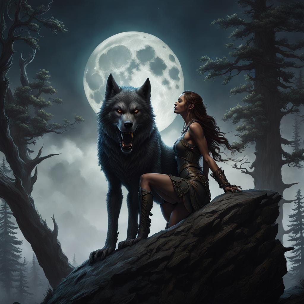 Lycan Transformation: Dark Fantasy Concept Art
