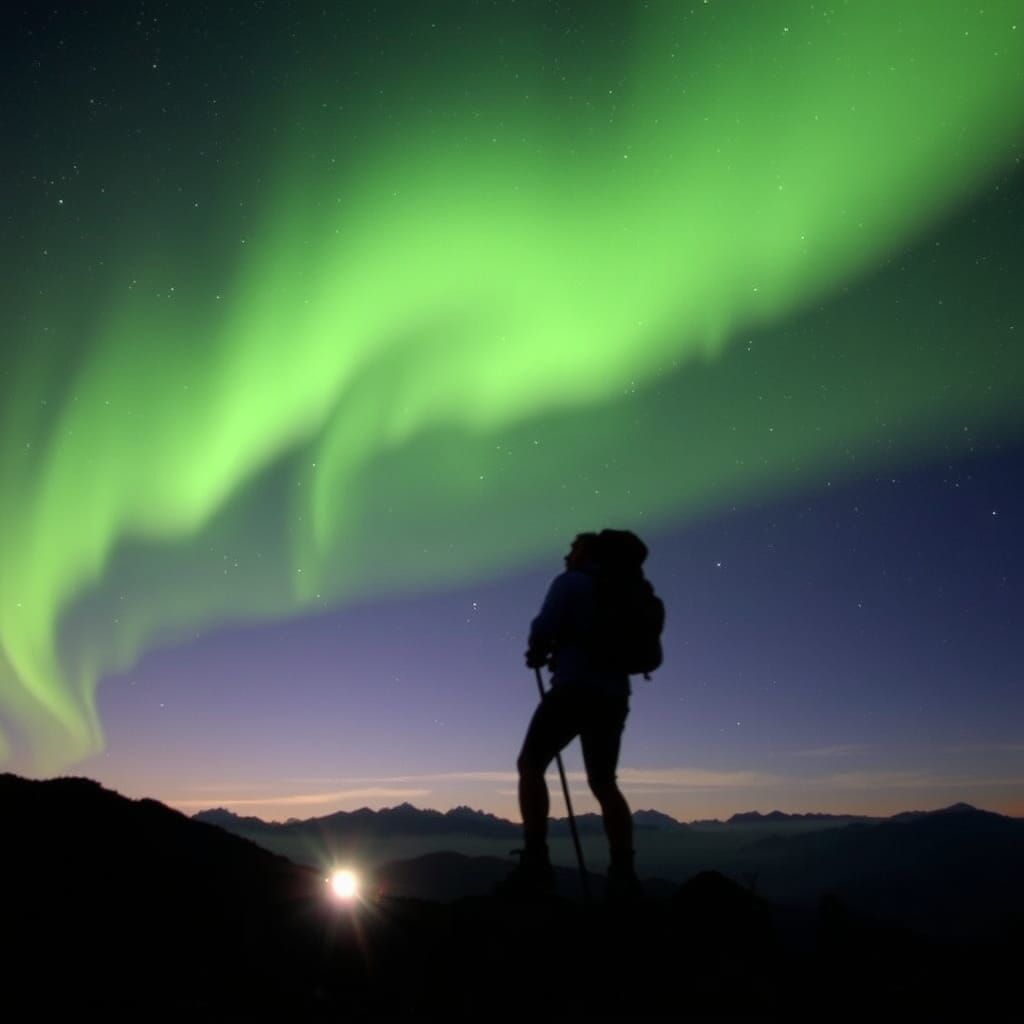 Hiker Image from Simple AI Prompt