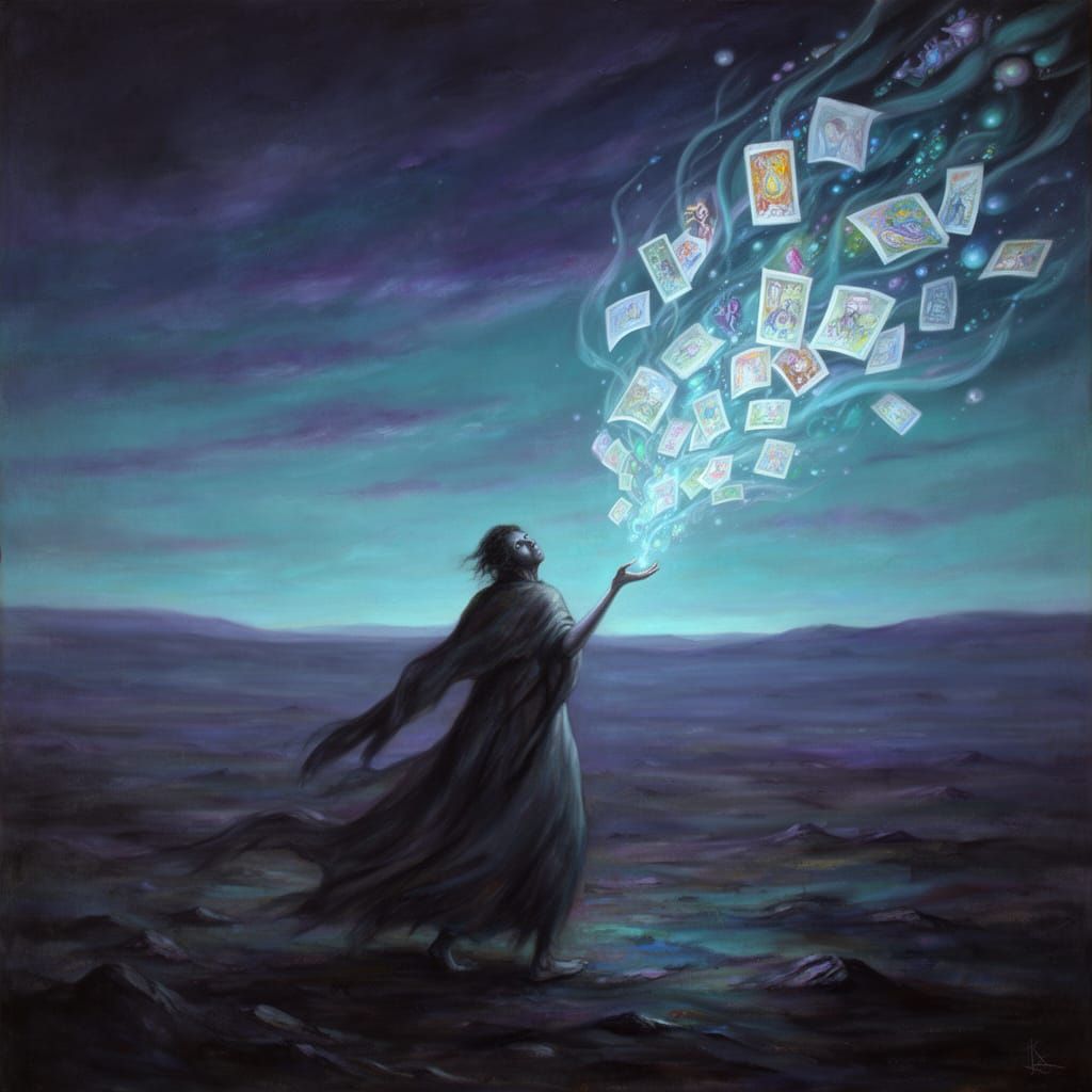 Ethereal Being Ascends to Heavenly Home