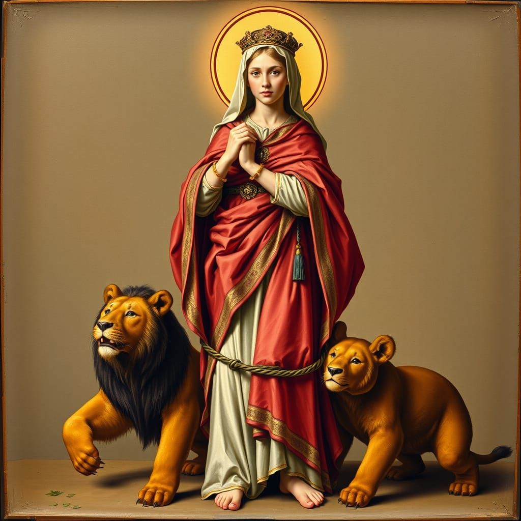 Saint Blandina of Lyon: Christian Martyr in Arena