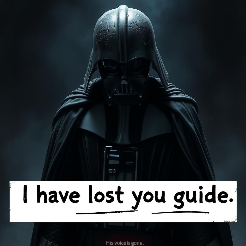 Defeated Darth Vader in Dark, Gritty Realism