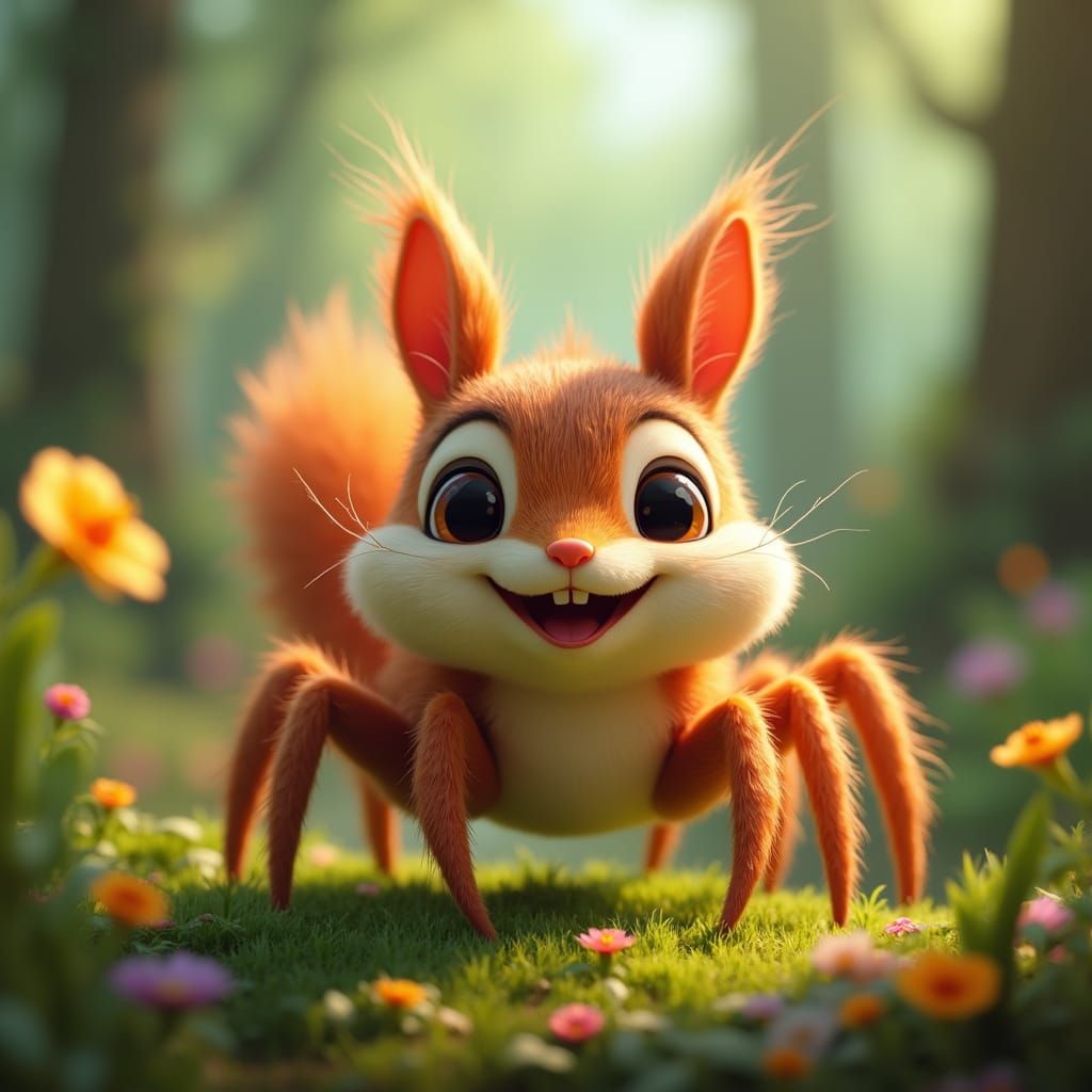 Squirrelly Little Spider
