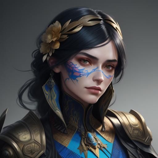 Emotional Portrait with Arguing Figures, Concept Art