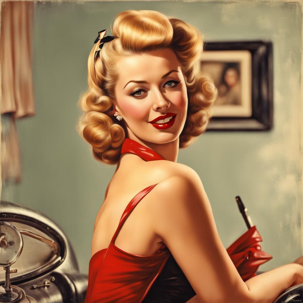 1950's pinup girl