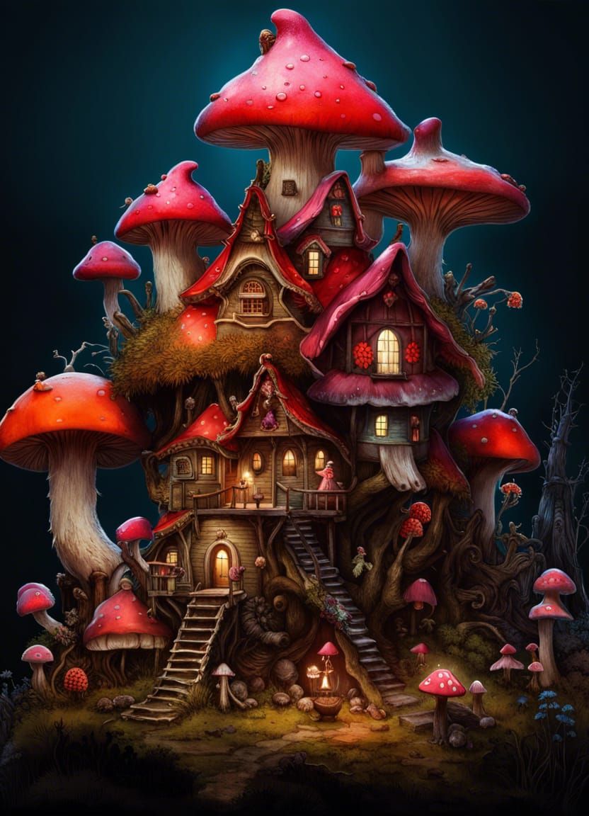 Enchanted Mushroom Villa