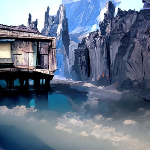 Detailed Matte Painting Exploring Interdependence