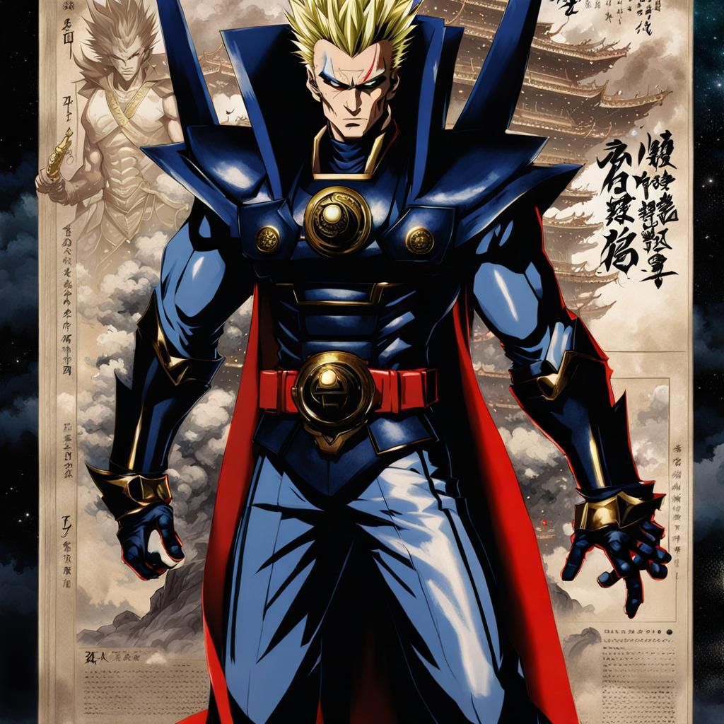 Billy Idol as Sinister Super Sentai Villain