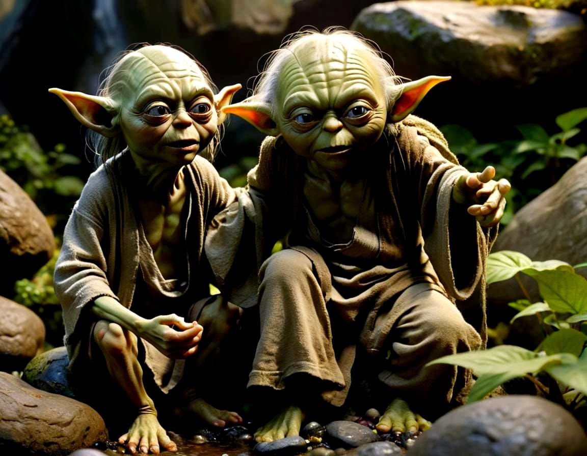 A 'Precious' Moment in a Young Jedi's Training