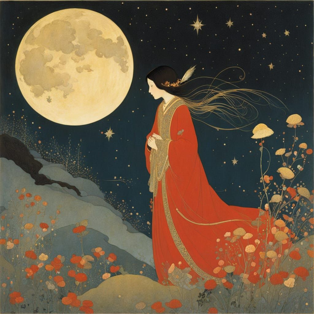 Enchanting Star Dust Landscape by Lathrop and Dulac