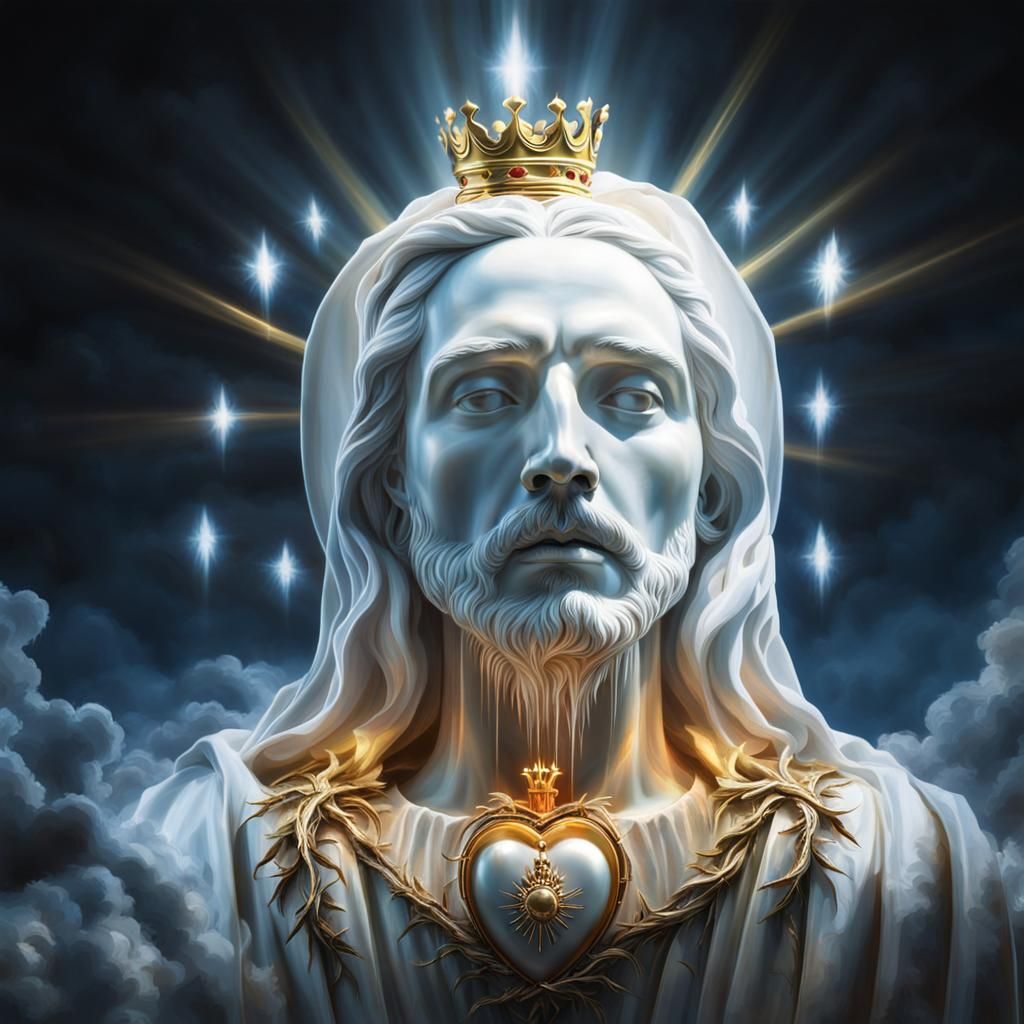 Sacred Heart of Jesus Christ in Renaissance-Baroque Style