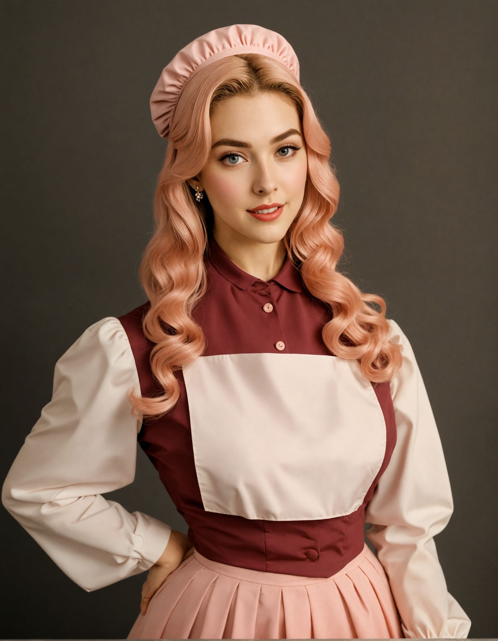 Vintage Americana Portrait of a Social Worker