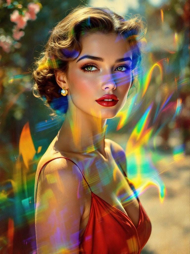 Petroleum Film Creates Rainbow Interference Patterns