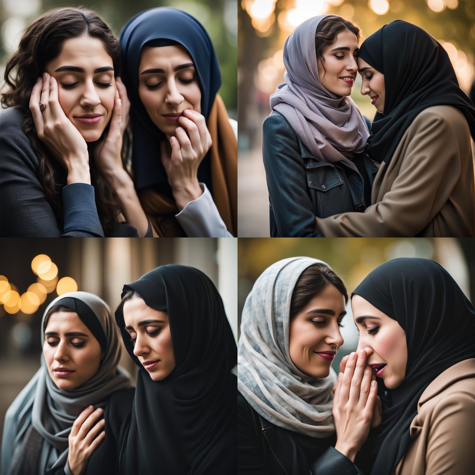 Jewish and Muslim Women Weeping Together