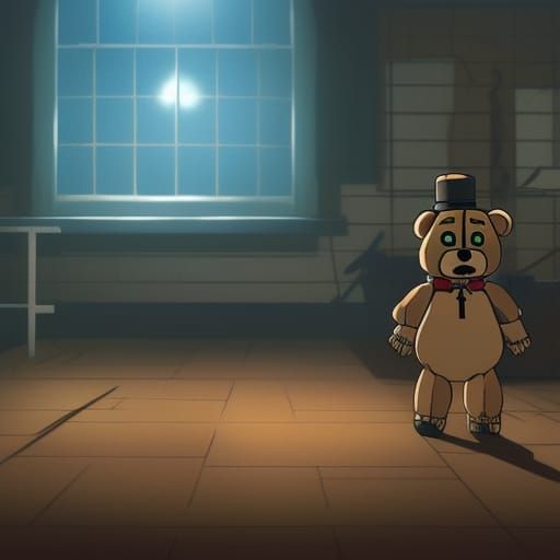FNAF in Studio Ghibli Anime Style