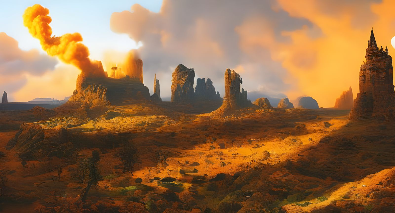 Bacon in Pan: Hyperrealistic Dreamscape