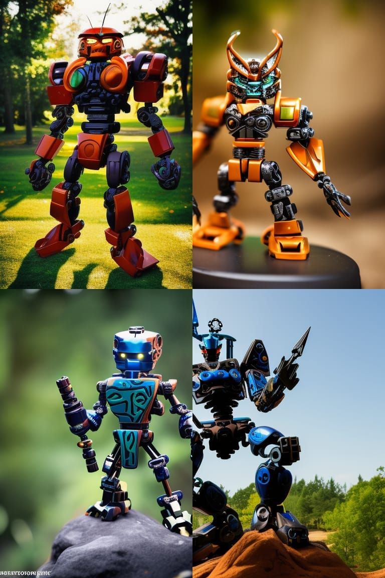 Bionicle Toy Captured with Professional Photography Techniqu...
